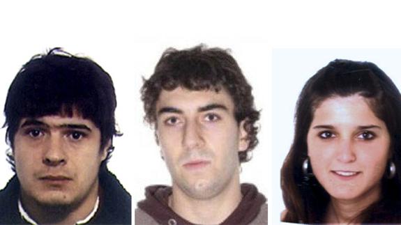 Alejandro Zobaran Arriola, Urko Labarca Larrea y Ione Lozano Miranda. 