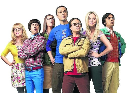 Plantel de actores de la serie 'The Big Bang Theory'.