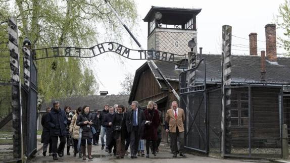La delegación vasca que ha viajado a Polonia. 