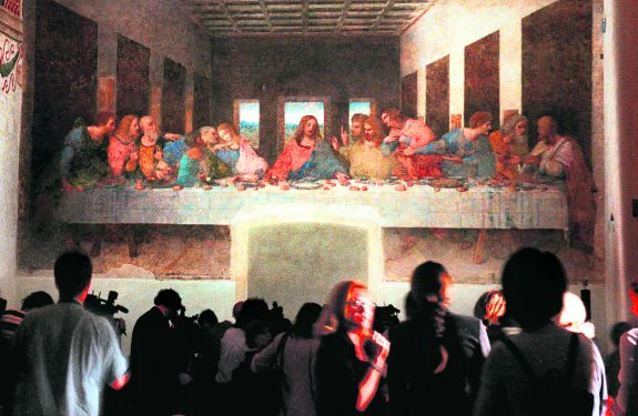 Solo 1.320 elegidos pueden contemplar cada día el fresco de Leonardo en Milán. 