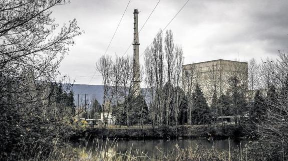 Vista general de la central nuclear de Garoña. 