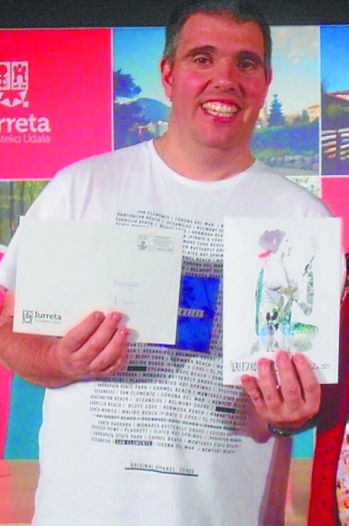 El autor en Iurreta.  