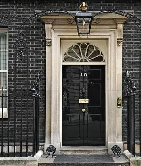 Imagen del 10 de Downing Street, residencia del primer ministro británico.