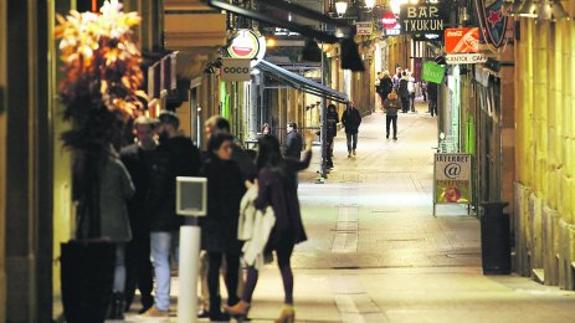 En San Sebastián hay 3,29 bares por cada mil habitantes