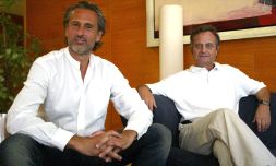 Antonio Jorge Larruy y Ricardo Vidal, en San Sebastián. [MIKEL FRAILE]