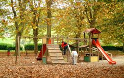 El parque Inzakardi de Doneztebe volverá a ofrecer sus juegos esta semana. [ZARBO]