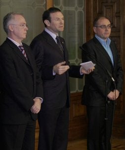 Azkarraga, Ibarretxe y Madrazo. /TXABARRI