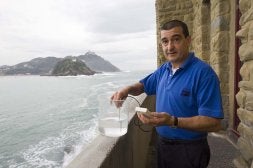 La temperatura del mar en La Concha ha subido medio grado en sólo veinte años