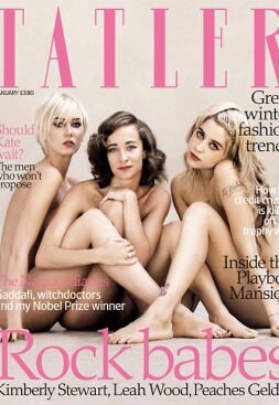Tres hijas de famosos posan para 'Tatler'