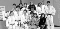 Judocas zarauztarras, entre ellos los que consiguieron alguna medalla.