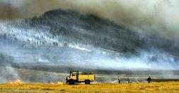 Mendibil y Arróyabe se convirtieron, junto a Treviño, en las zonas donde las llamas atacaron con mayor virulencia./ IGOR AIZPURU