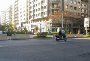 El hormigón del cruce de Isabel II-Avenida de Madrid