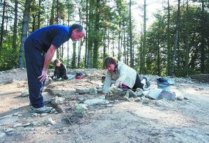 Peñalver. El conocido arqueológo de Aranzadi en una excavación.