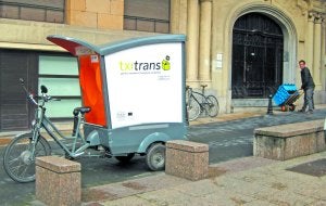 Las txitas iniciarán en junio la experiencia piloto de reparto de mercancías en bici