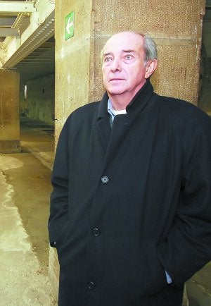 Jon Montero, en el edificio de Tabakalera. ::
AYGÜÉS