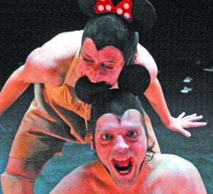 Una escena de la obra teatral 'Hámster'.