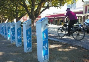 Los comerciantes reivindican el uso de la bicicleta como medio de transporte