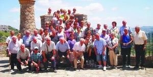 La cuadrilla de socios de Buztintegi, en su visita a la Sierra de Grazalema, situada entre las provincias de Cádiz y Málaga. ::
BUZTINTEGI