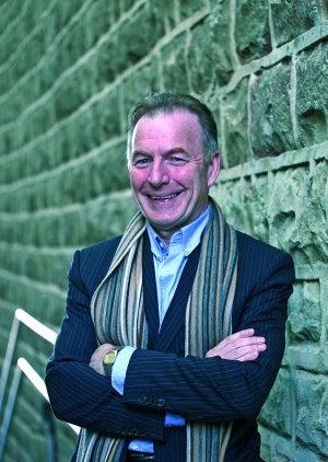 Oliver Wilkinson, ayer en el Aquarium de San Sebastián. ::
MIKEL FRAILE