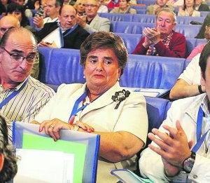 Pilar Elías, viuda del asesinado Ramón Baglietto. ::
TELEPRESS
