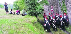 Grabaketak. Larunbat goizean Ezkioko eliza inguruetan aurrera eraman zituzten grabaketak. ::
GALILEA