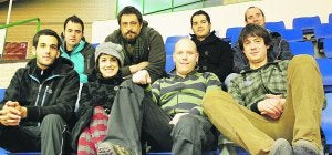 Goian, Fernandez, Silveira, Barberena eta Estanga. Behean, Soto, Lagoma, Lazkoz eta Karrika. ::                             NAFARROAKO BERTSOZALE ELKARTEA