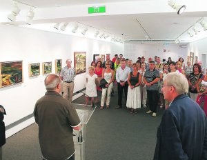 Irun continúa disfrutando de la pintura de Menchu Gal