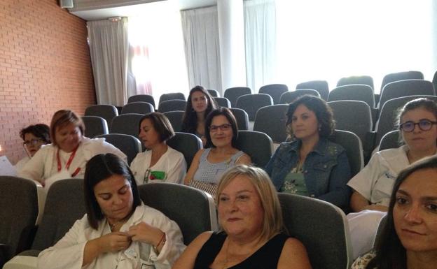 Imagen del acto en el Hospital del Bierzo.