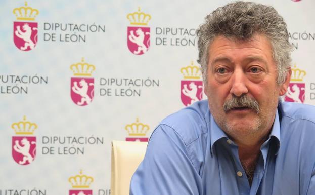 Ángel Calvo, durante la rueda de prensa. 