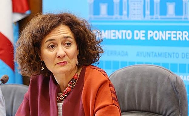 La alcaldesa de Ponferrada, Gloria Fernández Merayo.