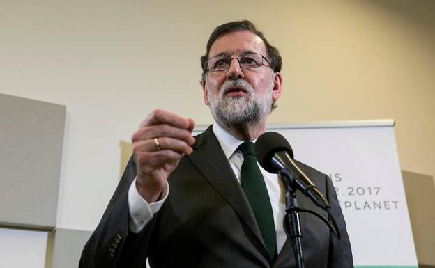 Mariano Rajoy, este miércoles en París. 