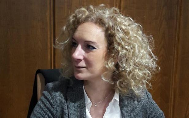 La concejala de Ciudadanos en Ponferrada, Ruth Santín.