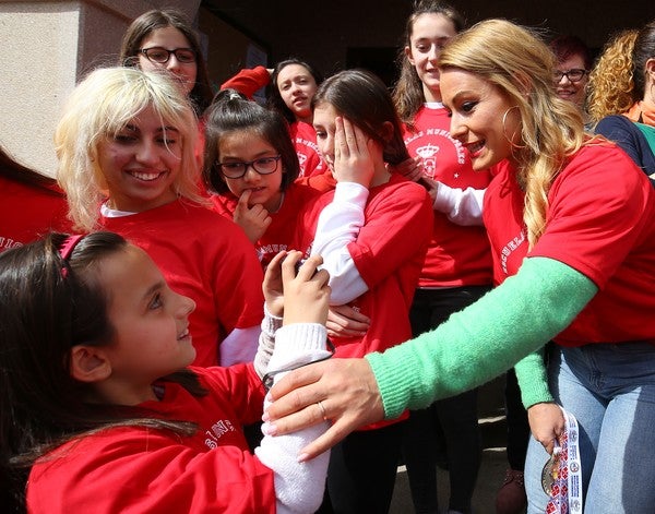 Fotos: Recepción del Ayuntamiento de Camponaraya a Lydia Valentín