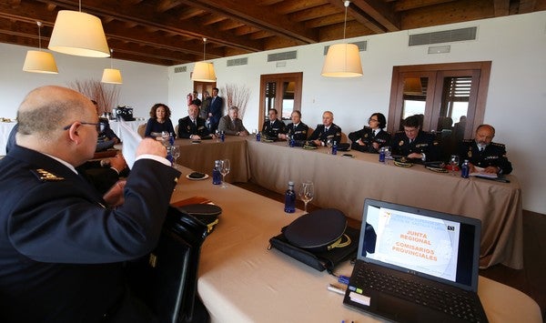 Fotos: Reunión de la Junta Regional de Seguridad en Ponferrada