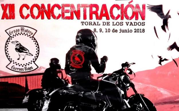 Cartel de la concentración motera.