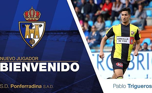 La Ponferradina da la bienvenida a Pablo Trigueros.