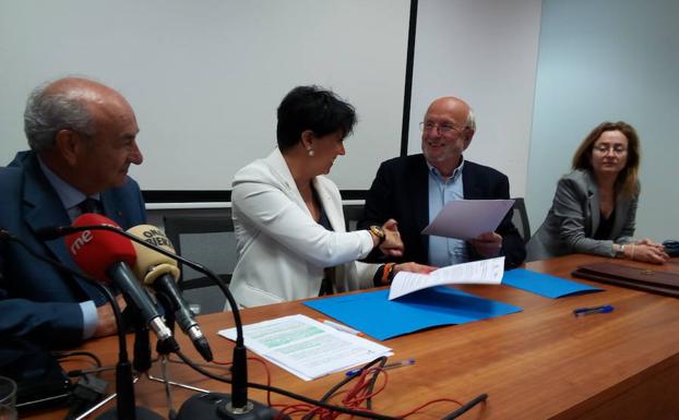 El Imfe y el Secot firman un nuevo convenio formativo para promover la actividad empresarial en la comarca