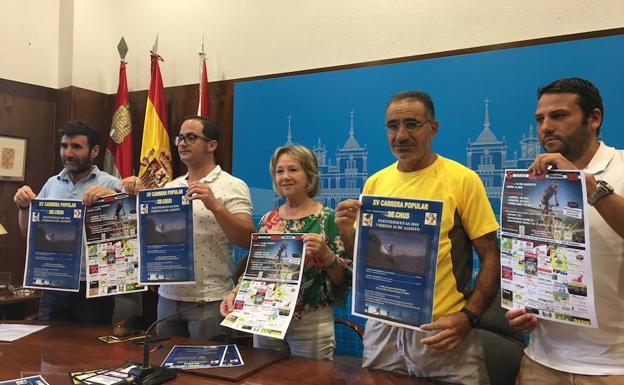 Imagen de la presentación de las dos pruebas deportivas.