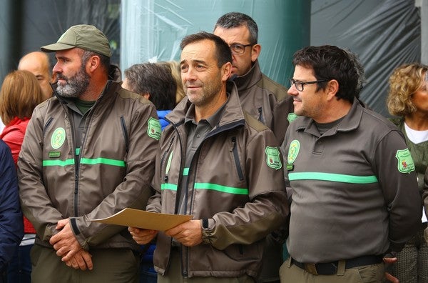 Fotos: Concentración de agentes forestales en Ponferrada