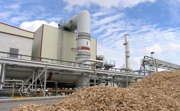 Imagen de una planta de biomasa.