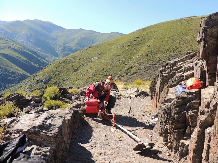 Fotos: Ponferrada pone en valor los canales romanos del Oza