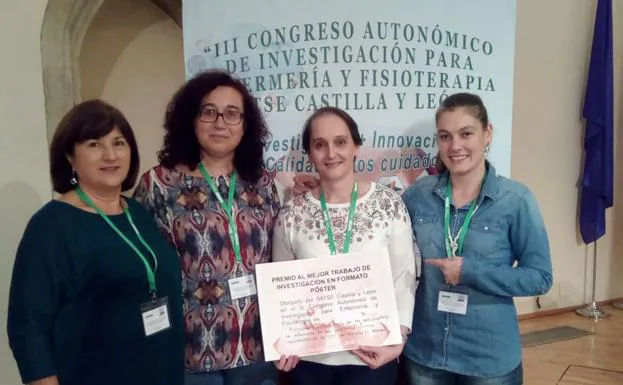 Enfermeras del Hospital del Bierzo premiadas en Soria.