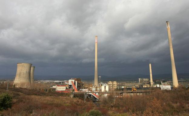 Imagen de la central térmica de Cubillos del Sil.