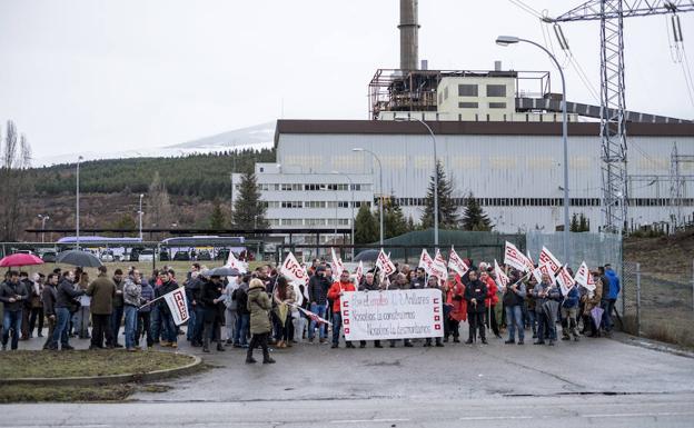 Imagen de la última protesta de los trabajadores de Masa Galicia.