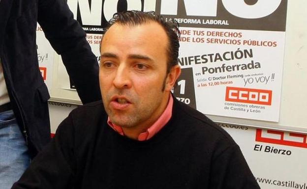 El secretario comarcal de UGT, Omar Rodríguez.
