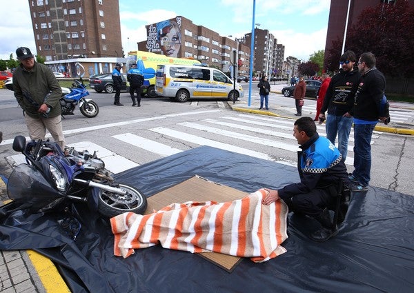 Fotos: Simulacro de accidente laboral en Ponferrada