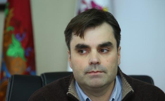 El alcalde de Cacabelos, Sergio Álvarez. 