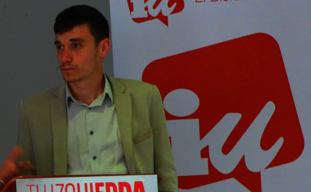 El candidato de IU a la Alcaldía de Ponferrada, Javier Arias.