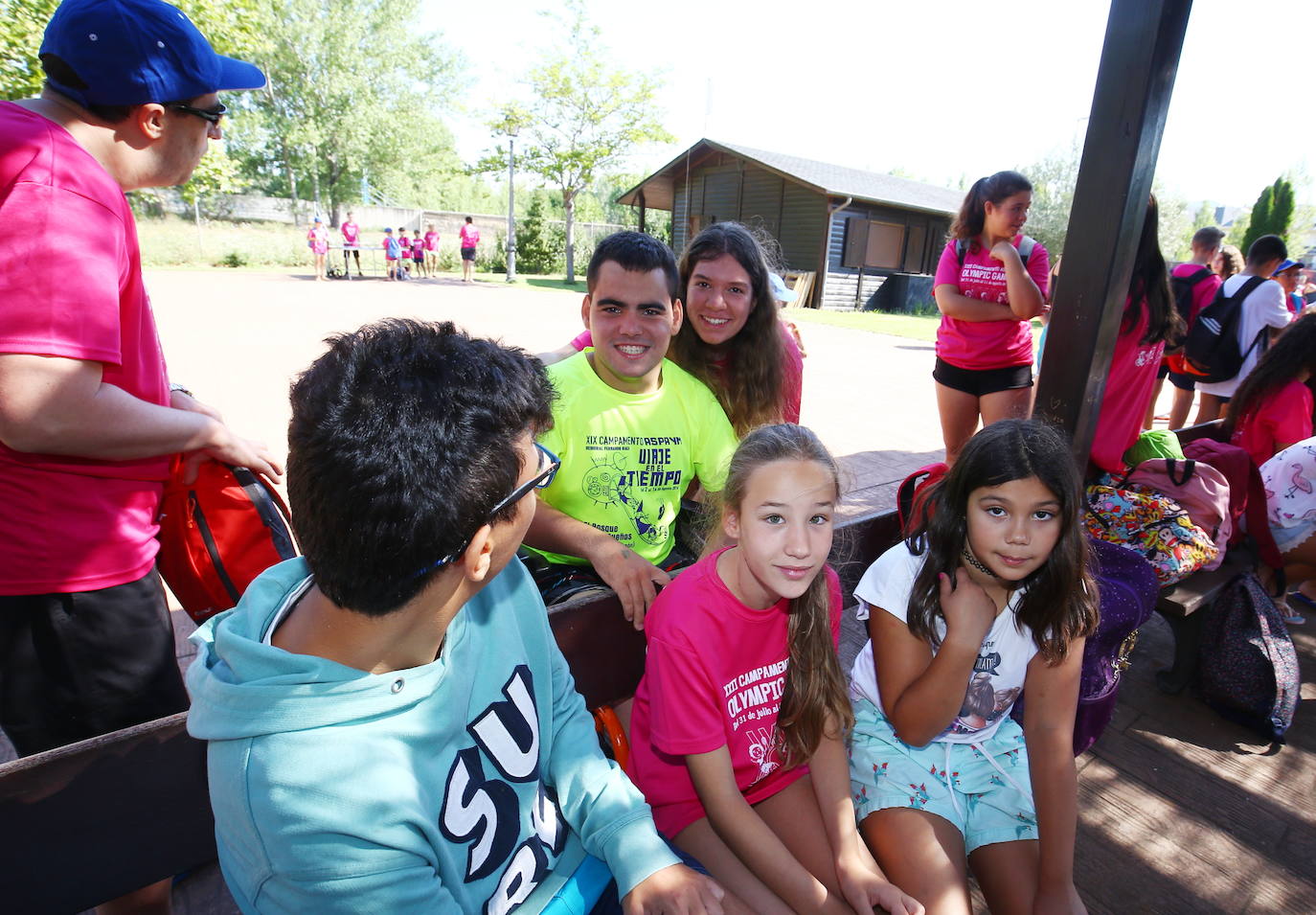 Fotos: Aspaym inaugura su campamento de verano en Cubillos