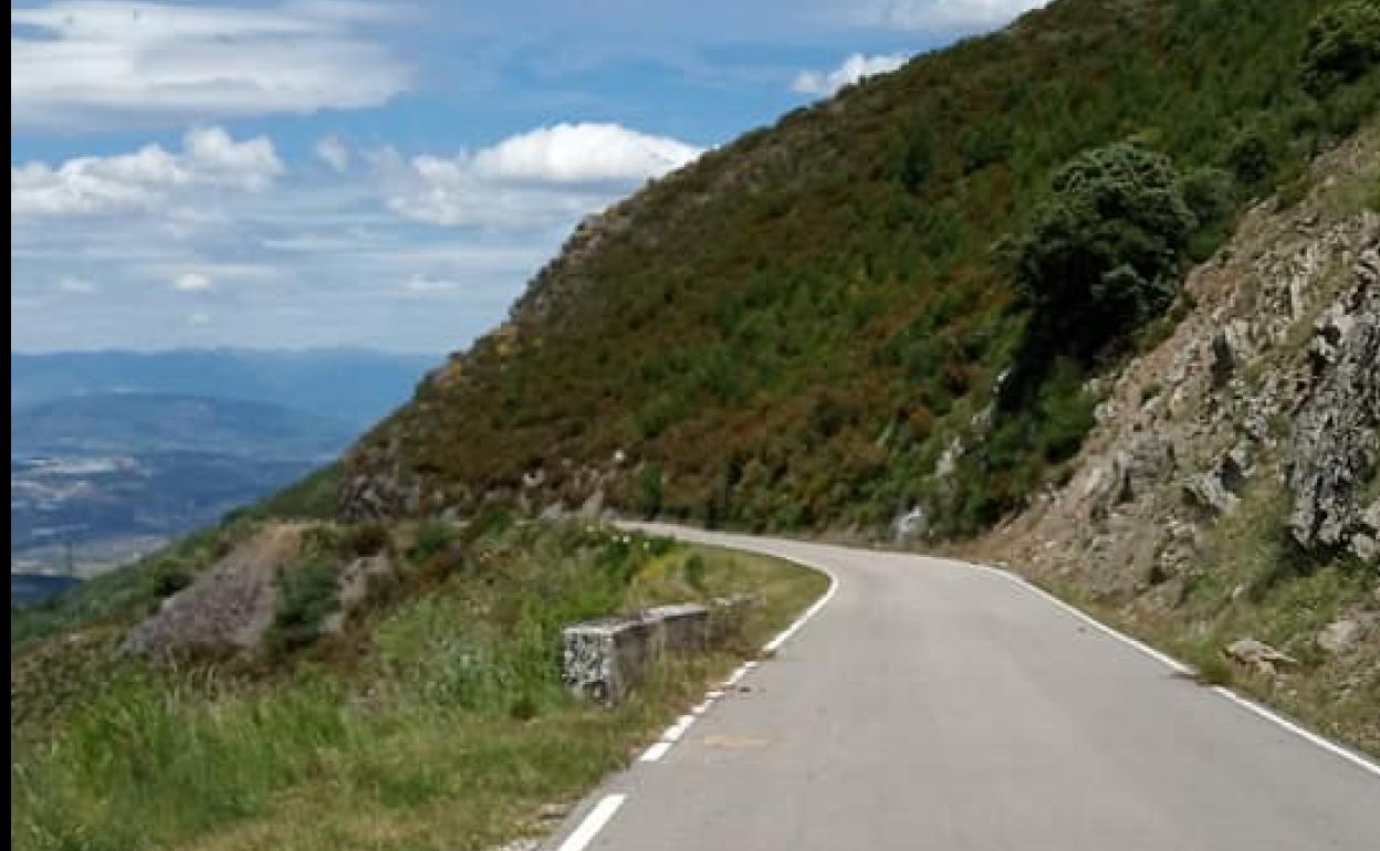 Carretera de acceso al Campo de las Danzas.